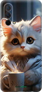 Силиконовый чехол White cat для OnePlus Nord CE 5G/CORE Edition 5G - 5646u-3484 изображение 