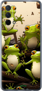 Силиконовый чехол Жабки для OnePlus Nord CE 5G/CORE Edition 5G - 5656u-3484 изображение 