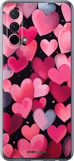 Силиконовый чехол Сердечки 4 для OnePlus Nord CE 5G/CORE Edition 5G - 5662u-3484 изображение 