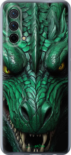 Силиконовый чехол Зелёный дракон v2 для OnePlus Nord CE 5G/CORE Edition 5G - 5817u-3484 изображение 