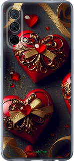 Силиконовый чехол Сердечки v4 для OnePlus Nord CE 5G/CORE Edition 5G - 5834u-3484 изображение 