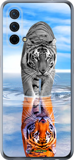 Силиконовый чехол Тигр для OnePlus Nord CE 5G/CORE Edition 5G - 6016u-3484 изображение 