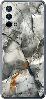 Силиконовый чехол Серый мрамор для OnePlus Nord CE 5G/CORE Edition 5G - 6041u-3484 изображение 