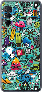 Силиконовый чехол Стикер бомбинг 1 для OnePlus Nord CE 5G/CORE Edition 5G - 693u-3484 изображение 