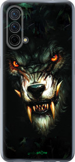 Силиконовый чехол Дьявольский волк для OnePlus Nord CE 5G/CORE Edition 5G - 833u-3484 изображение 