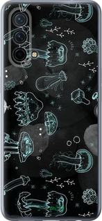 Силиконовый чехол Медузы для OnePlus Nord CE 5G/CORE Edition 5G - 906u-3484 изображение 