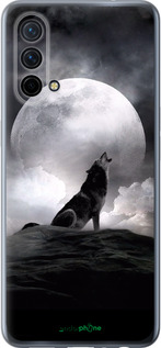 Силиконовый чехол Воющий волк для OnePlus Nord CE 5G/CORE Edition 5G - 934u-3484 изображение 