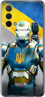 Силиконовый чехол Украинский киборг для OnePlus Nord CE 5G/CORE Edition 5G - 980u-3484 изображение 