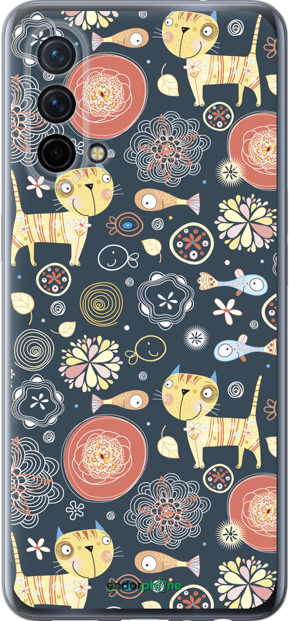 Силиконовый чехол Котята v4 для OnePlus Nord CE 5G/CORE Edition 5G - 1224u-3484 изображение 