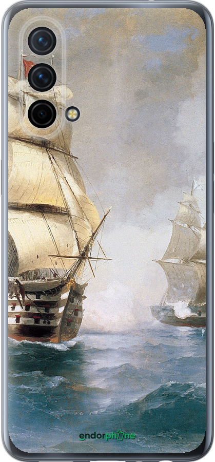 Силиконовый чехол Айвазовский. Корабли для OnePlus Nord CE 5G/CORE Edition 5G - 160u-3484 изображение 
