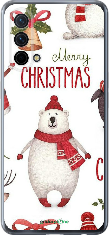 Силиконовый чехол Merry Christmas для OnePlus Nord CE 5G/CORE Edition 5G - 4106u-3484 изображение 
