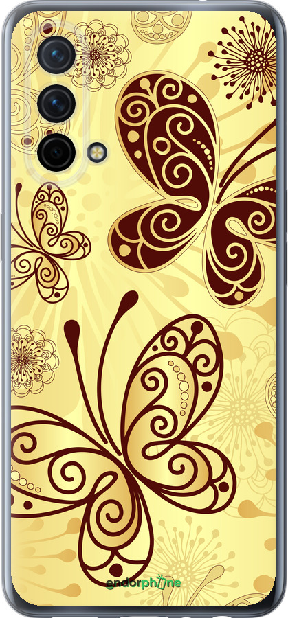 Силиконовый чехол Красивые бабочки для OnePlus Nord CE 5G/CORE Edition 5G - 4170u-3484 изображение 