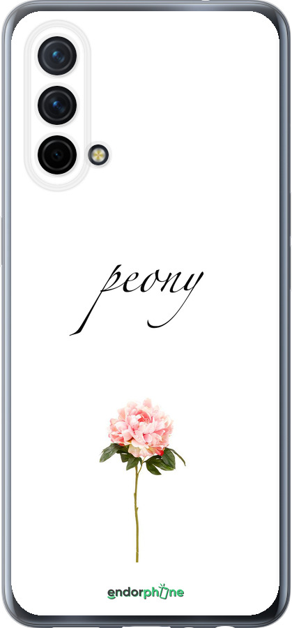 Силиконовый чехол Пион для OnePlus Nord CE 5G/CORE Edition 5G - 4366u-3484 изображение 