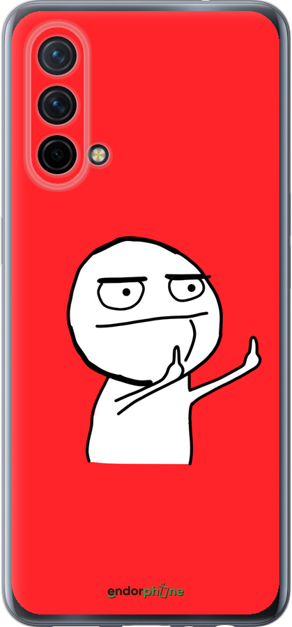 Силиконовый чехол Мем для OnePlus Nord CE 5G/CORE Edition 5G - 4578u-3484 изображение 