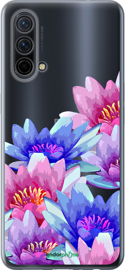 Силиконовый чехол Лотос для OnePlus Nord CE 5G/CORE Edition 5G - 4862u-3484 изображение 