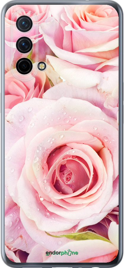 Силиконовый чехол Розы для OnePlus Nord CE 5G/CORE Edition 5G - 525u-3484 изображение 