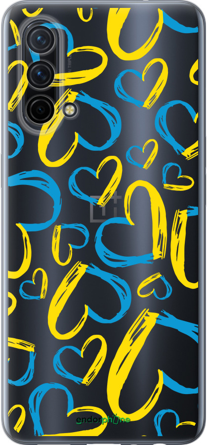 Силиконовый чехол Сердца UA для OnePlus Nord CE 5G/CORE Edition 5G - 5292u-3484 изображение 