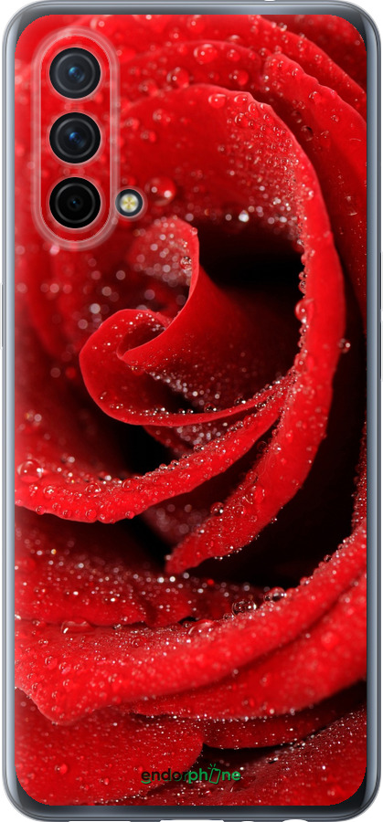 Силиконовый чехол Красная роза для OnePlus Nord CE 5G/CORE Edition 5G - 529u-3484 изображение 