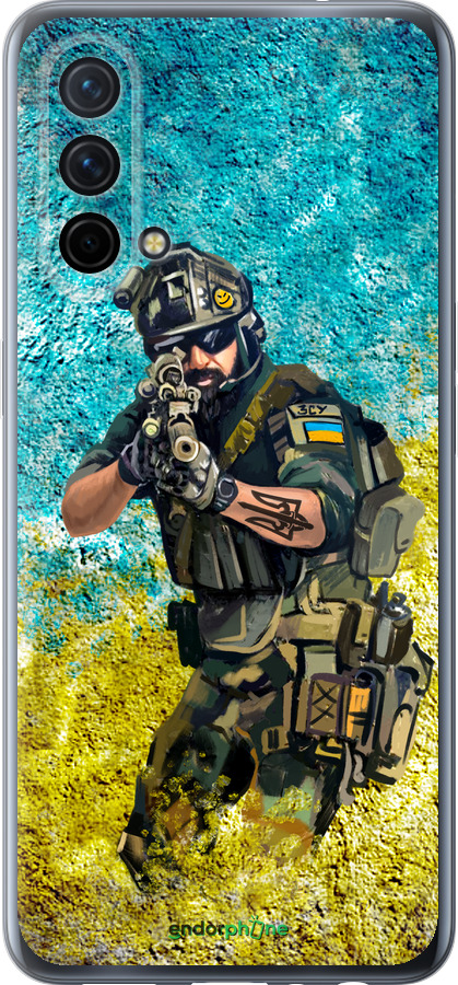 Силиконовый чехол Воин ЗСУ для OnePlus Nord CE 5G/CORE Edition 5G - 5311u-3484 изображение 