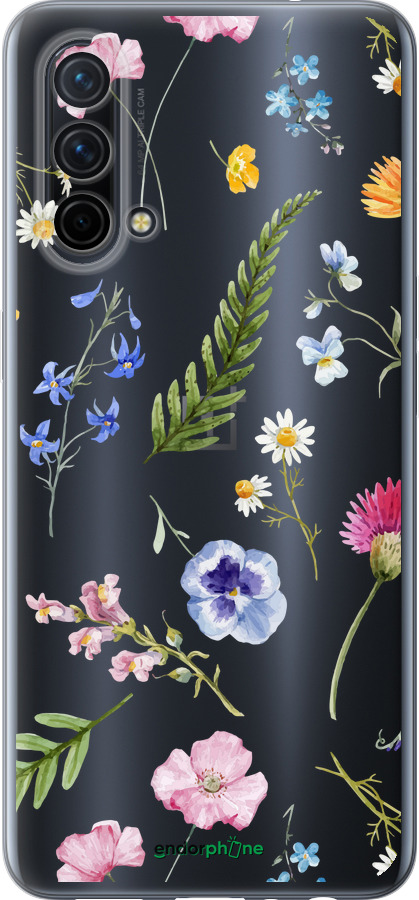 Силиконовый чехол Цветочный фон v2 для OnePlus Nord CE 5G/CORE Edition 5G - 5472u-3484 изображение 