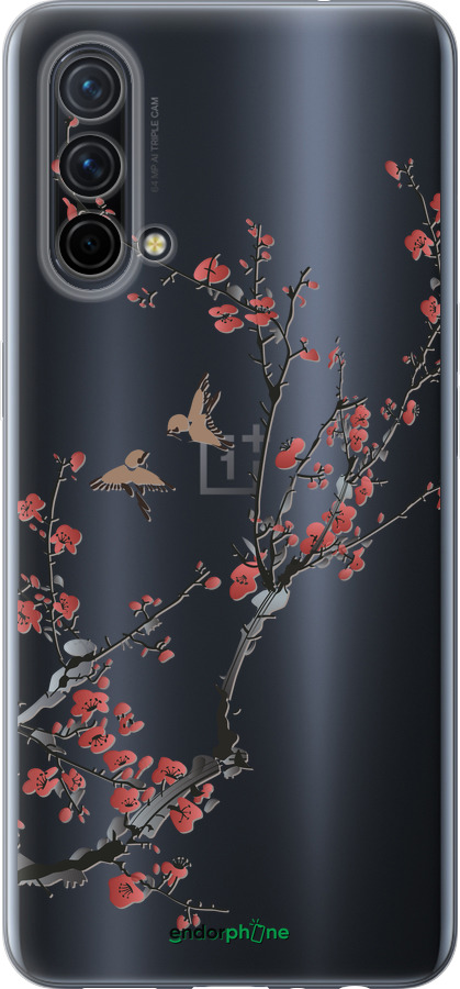 Силиконовый чехол Сакура v2 для OnePlus Nord CE 5G/CORE Edition 5G - 5538u-3484 изображение 