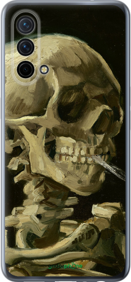 Силиконовый чехол Винсент Ван Гог. Череп для OnePlus Nord CE 5G/CORE Edition 5G - 5544u-3484 изображение 