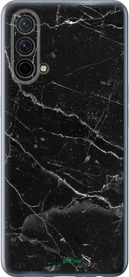 Силиконовый чехол Черный мрамор v2 для OnePlus Nord CE 5G/CORE Edition 5G - 5568u-3484 изображение 