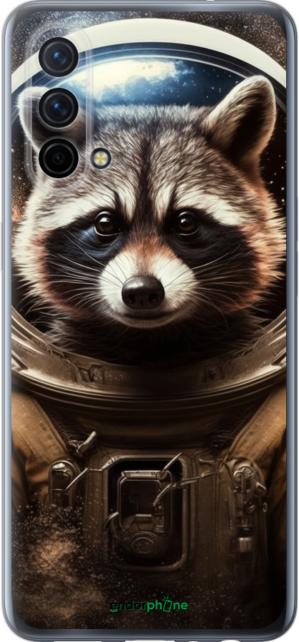 Силиконовый чехол Raccoon austronaut для OnePlus Nord CE 5G/CORE Edition 5G - 5581u-3484 изображение 