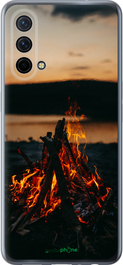 Силиконовый чехол Огонь для OnePlus Nord CE 5G/CORE Edition 5G - 6021u-3484 изображение 