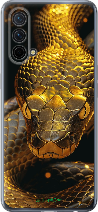 Силиконовый чехол Golden snake для OnePlus Nord CE 5G/CORE Edition 5G - 6072u-3484 изображение 