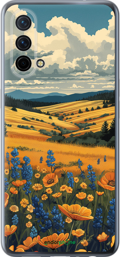 Силиконовый чехол Украинское поле для OnePlus Nord CE 5G/CORE Edition 5G - 6082u-3484 изображение 