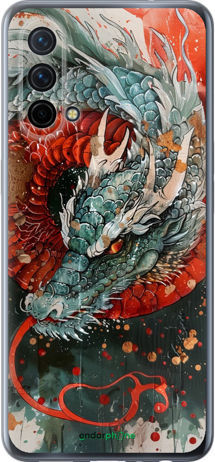 Силиконовый чехол Стихия огня для OnePlus Nord CE 5G/CORE Edition 5G - 6101u-3484 изображение 