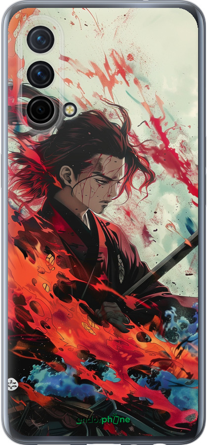 Силиконовый чехол Битва стихий для OnePlus Nord CE 5G/CORE Edition 5G - 6110u-3484 изображение 