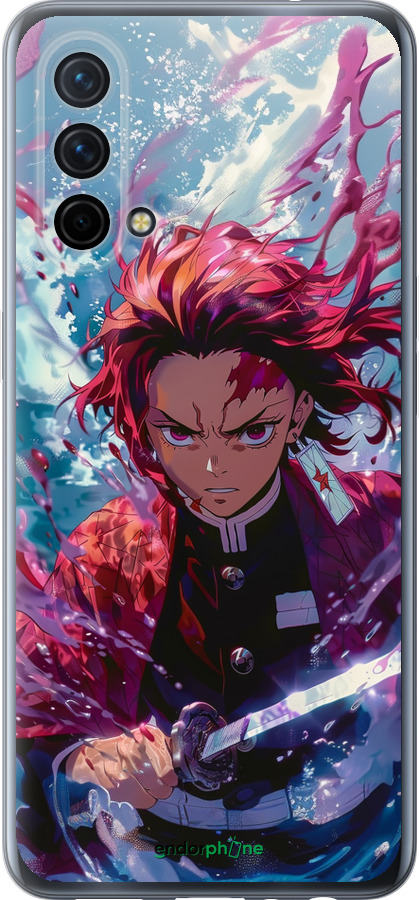 Силиконовый чехол Танджиро Камадо: Клинок рассекающий демонов для OnePlus Nord CE 5G/CORE Edition 5G - 6111u-3484 изображение 