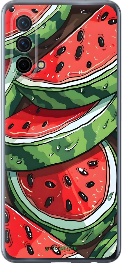 Силиконовый чехол Арбуз для OnePlus Nord CE 5G/CORE Edition 5G - 6315u-3484 изображение 