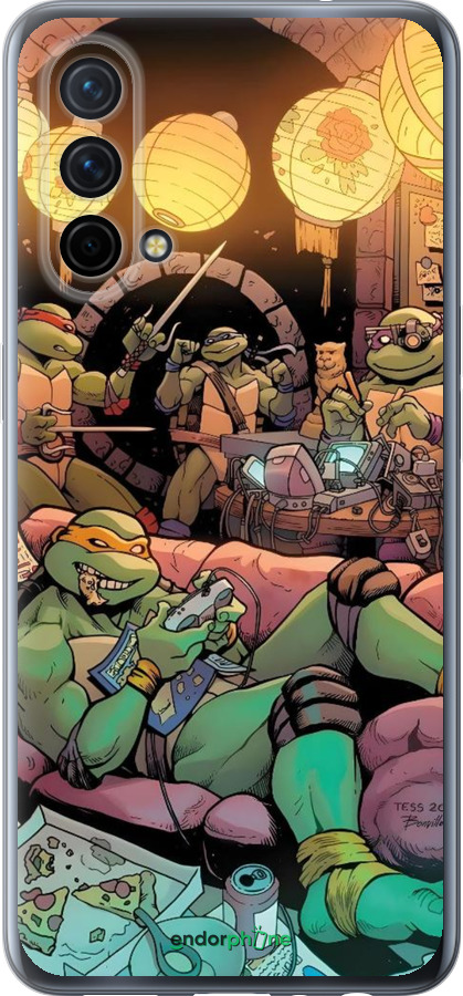 Силиконовый чехол Черепашки нинзя для OnePlus Nord CE 5G/CORE Edition 5G - 6346u-3484 изображение 