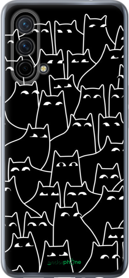 Силиконовый чехол С изображением кошек для OnePlus Nord CE 5G/CORE Edition 5G - 6470u-3484 изображение 