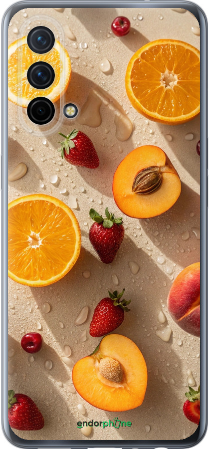 Силиконовый чехол Фрукты 3 для OnePlus Nord CE 5G/CORE Edition 5G - 6703u-3484 изображение 