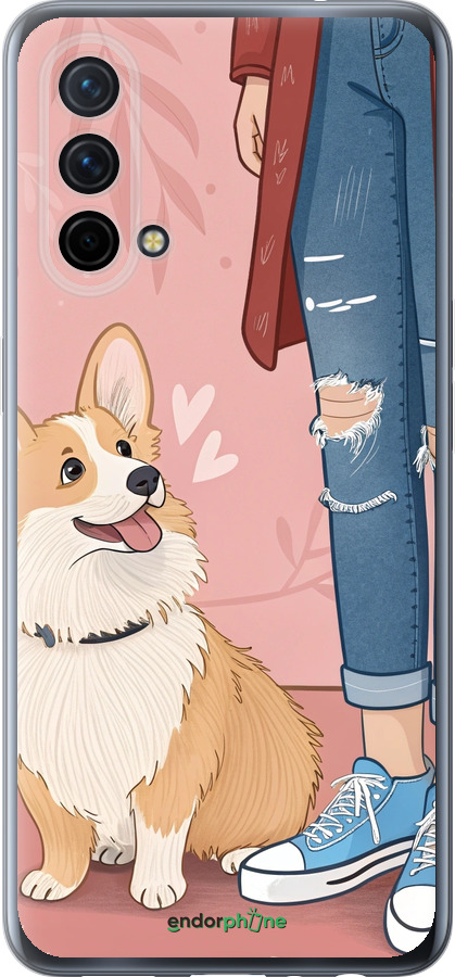 Силиконовый чехол Корги 3 для OnePlus Nord CE 5G/CORE Edition 5G - 6707u-3484 изображение 