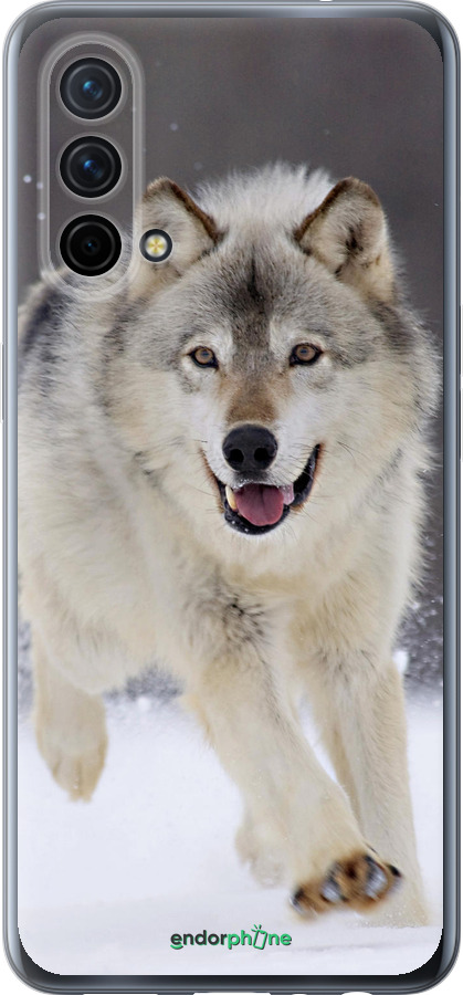 Силиконовый чехол Бегущий волк для OnePlus Nord CE 5G/CORE Edition 5G - 826u-3484 изображение 