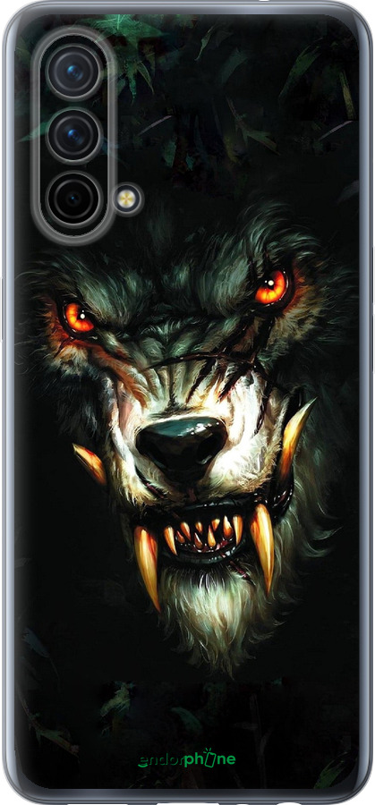 Силиконовый чехол Дьявольский волк для OnePlus Nord CE 5G/CORE Edition 5G - 833u-3484 изображение 