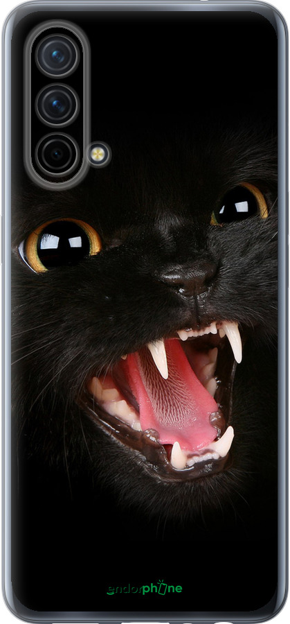 Силиконовый чехол Чёрная кошка для OnePlus Nord CE 5G/CORE Edition 5G - 932u-3484 изображение 