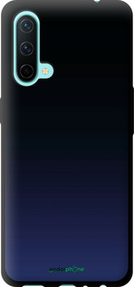 TPU чехол Градиент в тёмно - синем стиле для OnePlus Nord CE - 6542b-2382 изображение 