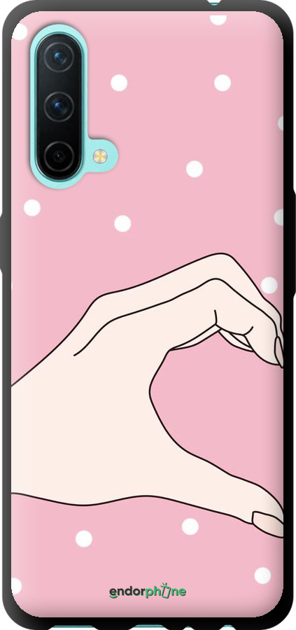 TPU чехол Половинка серця для OnePlus Nord CE - 4340b-2382 изображение 