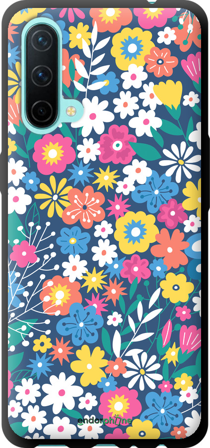 TPU чехол Квітковий фон v4 для OnePlus Nord CE - 5494b-2382 изображение 