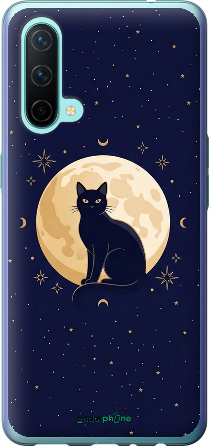 Силиконовый чехол Cute Cat Celestial/Witchy для OnePlus Nord CE - 6787u-2382 изображение 