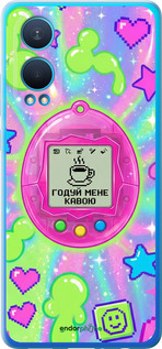 Силиконовый чехол Y2K Aesthetic Retro Pet: Годуй мене кавою для OnePlus Nord CE4 Lite - 6784u-3766 изображение 