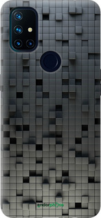 Силиконовый чехол Кубики для OnePlus Nord N10 5G - 1061u-3655 изображение 