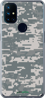 Силиконовый чехол Камуфляж для OnePlus Nord N10 5G - 1085u-3655 изображение 