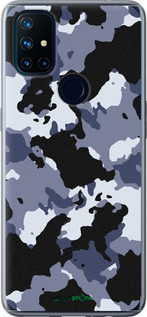 Силиконовый чехол Камуфляж v4 для OnePlus Nord N10 5G - 1182u-3655 изображение 
